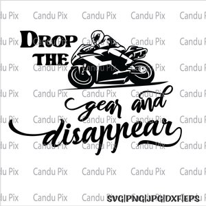 Drop The Gear Svg, Svg moto, Drop The Gear Png, moto Png, motard grand-mère, motard Chick Svg, Biker Chic Svg