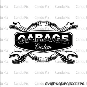 Garage Emblem Svg, Garage Emblem Png - Etsy