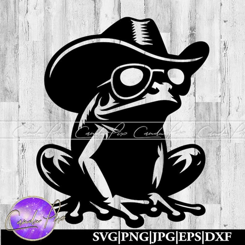 Frog Cowboy Svg, Frog Cowboy Png, Cowgirl Png, Cowboy Png, Cowgirl Svg, Cowboy Svg, Cowboy Hat Png, Cowboy Hat Svg, Funny Png, Funny Svg image 1
