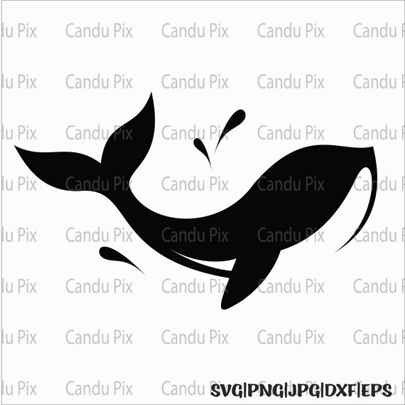 Whale Svg Ocean Svg Whale Png Ocean Png Svg Files for - Etsy