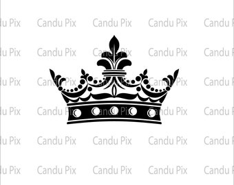Crown Svg, Queen Crown Svg, King Crown Svg, Png Eps Jpg Dxf, Svg Files For Cricut, Commercial License
