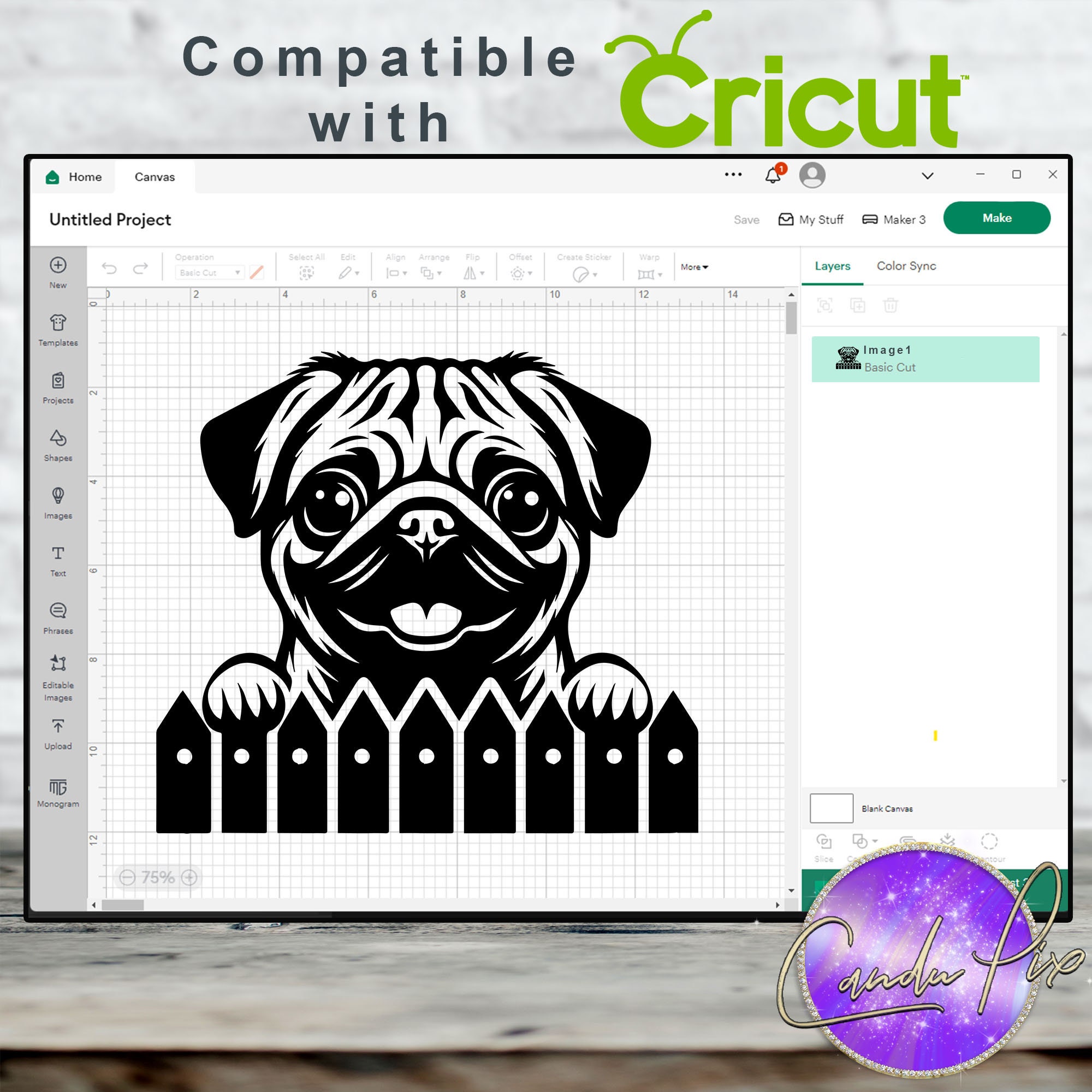 Peeking Pug Svg, Dog Svg, Peeking Pug Png, Dog Png, Peeking Dog Svg Png ...