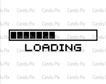 Loading Svg,  Png, Eps, Dxf, Jpg, Vector Cute Loading Cut By Color Clipart