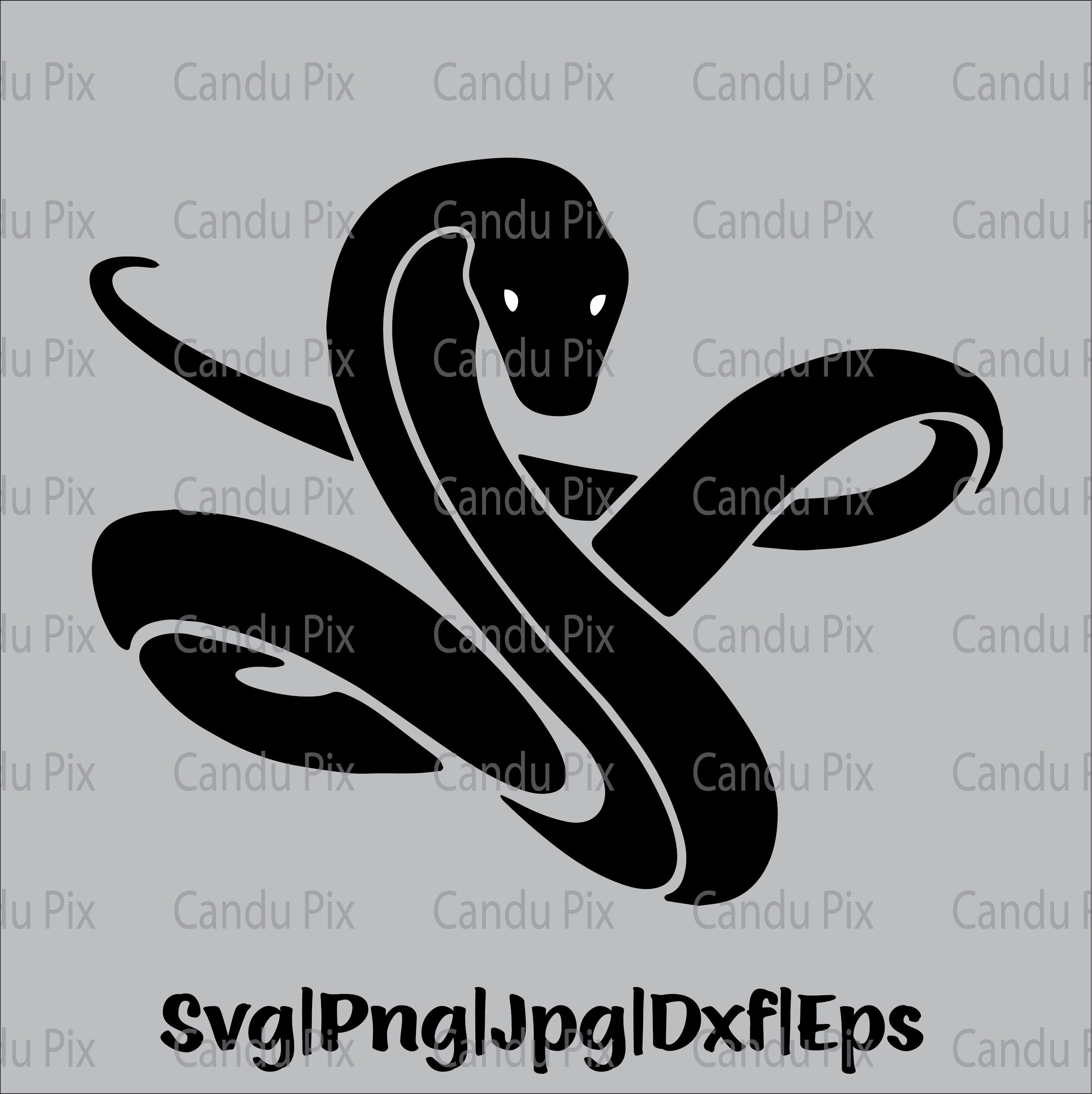 Snake Svg Png Eps Dxf Jpg Vector Cute Snake Cut by Color - Etsy