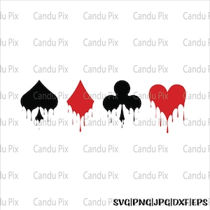 Deck of Cards Svg, Casino Chips Svg, Set Of Symbols Png, Casino Chips Png,  Cricut, Deck of Cards Cut File