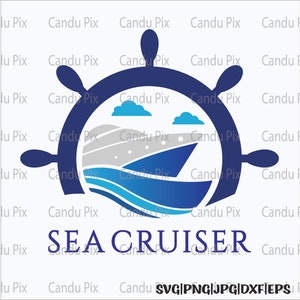 Sea Cruiser Svg, Design Svg, Sea Cruiser Png, Design Png, Anchor Svg Png, Boating Svg Png, Ship Wheel Svg, Ship Wheel Png, Yacht Svg