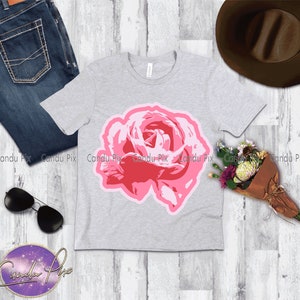 Pink Rose Svg, Flower Svg, Pink Rose Png, Flower Png, Pink Rose Eps ...