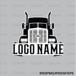 Semi Truck Svg, Logo Svg, Semi Truck Png, Logo Png, Business Logo Svg Png, Company Logo Svg Png, Trucker Svg, Trucker Driver Svg, Black