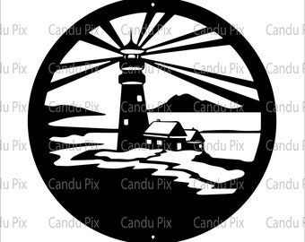 Lighthouse Svg, Beach Svg, Lighthouse Png, Beach Png,  Cricut, Lighthouse Cut File