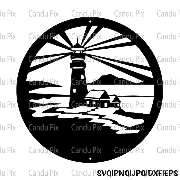 Lighthouse Svg, Beach Svg, Lighthouse Png, Beach Png,  Cricut, Lighthouse Cut File