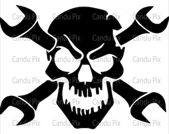 Esqueleto de Chave Inglesa SVG, Chave Inglesa Sorridente SVG, Chave Inglesa Bonita SVG, PNG EPS JPG DXF, Arquivos SVG para Cricut, Licença Comercial