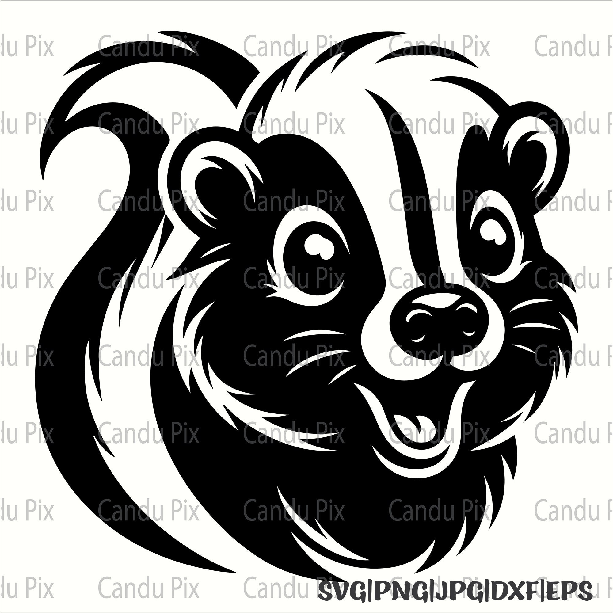 Cara de zorrillo - Etsy México, image size:2000x2000