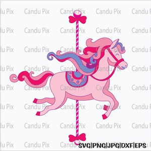 Cavalo Carrossel Svg, Carrossel Pastel Svg, Carrossel Png, Carrossel Pastel Png, Cricut, Arquivo de corte de cavalo carrossel