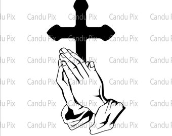 Prayer Svg,  Png, Eps, Dxf, Jpg, Vector Cute Pray Cut By Color Clipart