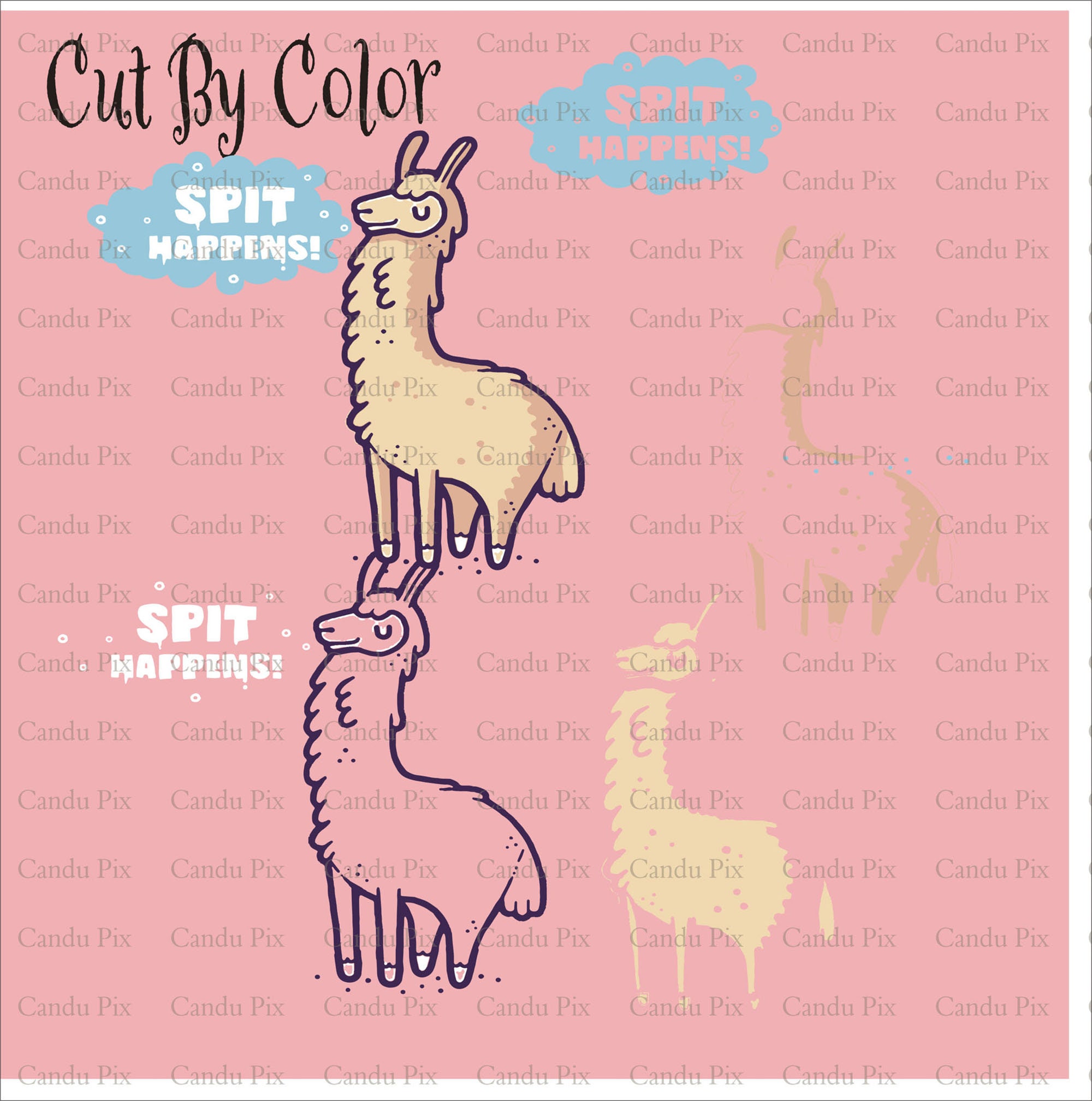 Llama Spit Happens SVG Llama Spit Happens PNG Eps Dxf Jpg Etsy