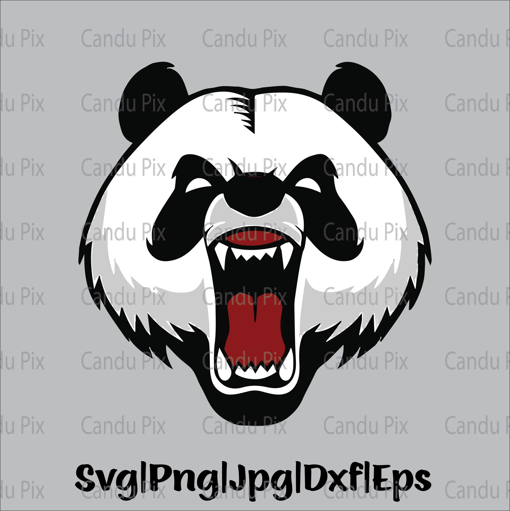 Angry Panda Bear Svg Bear Panda Svg Cute Panda Svg Png Eps - Etsy
