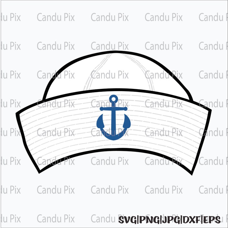 Sailor Hat Svg Sailing Svg Sailor Hat Png Sailing Png Etsy