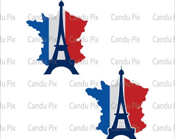 France map Svg, France Flag Svg, France map Png, France Flag Png, Travel Svg, Paris Svg, Paris Vacation Svg, Eiffel Tower Svg, Red, Blue