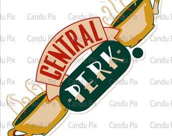 Central Perk SVG, PNG, PDF, Coffee Shop SVG, Friends SVG