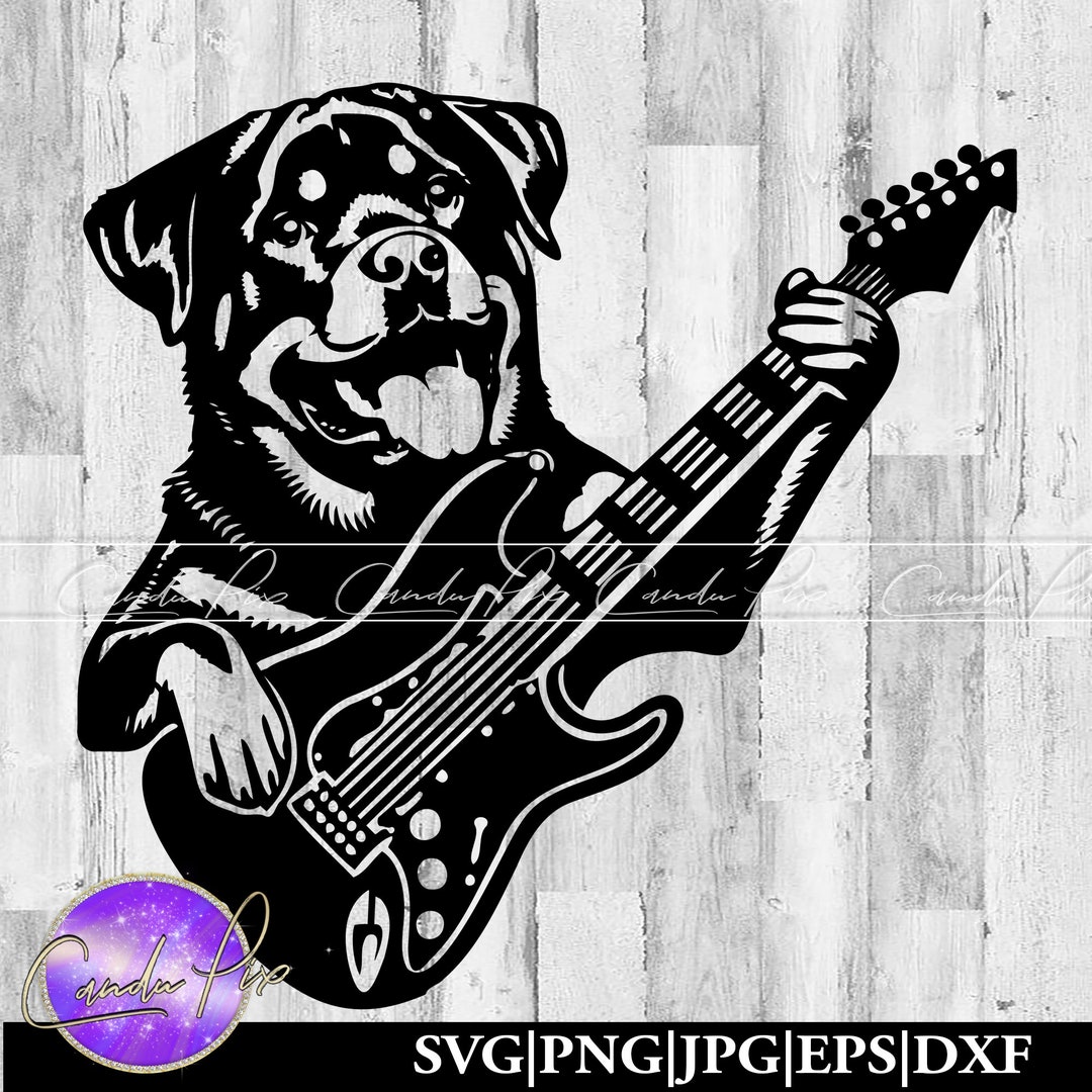 Rottweiler Svg, Rock and Roll Svg, Rottweiler Jpg, Rock and Roll Jpg ...