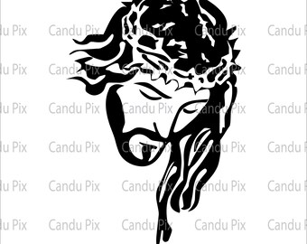 Jesus Svg,  Png, Eps, Dxf, Jpg, Vector Cute Jesus Cut By Color Clipart