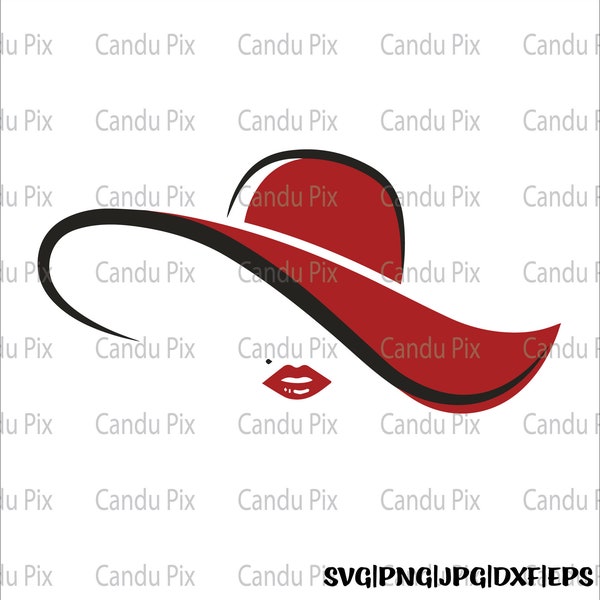 Lady Diva Red Hat Svg, Fashion Svg, Lady Diva Png, Fashion Png,  Cricut, Lady Diva Red Hat Cut File, Commercial License