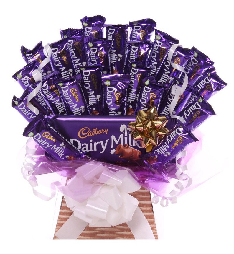 Cadburys Dairy milk chocolate bouquet FULL SIZE BARS Etsy