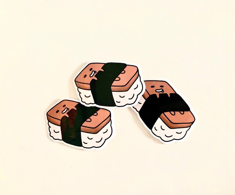 Spam Musubi Sticker Etsy