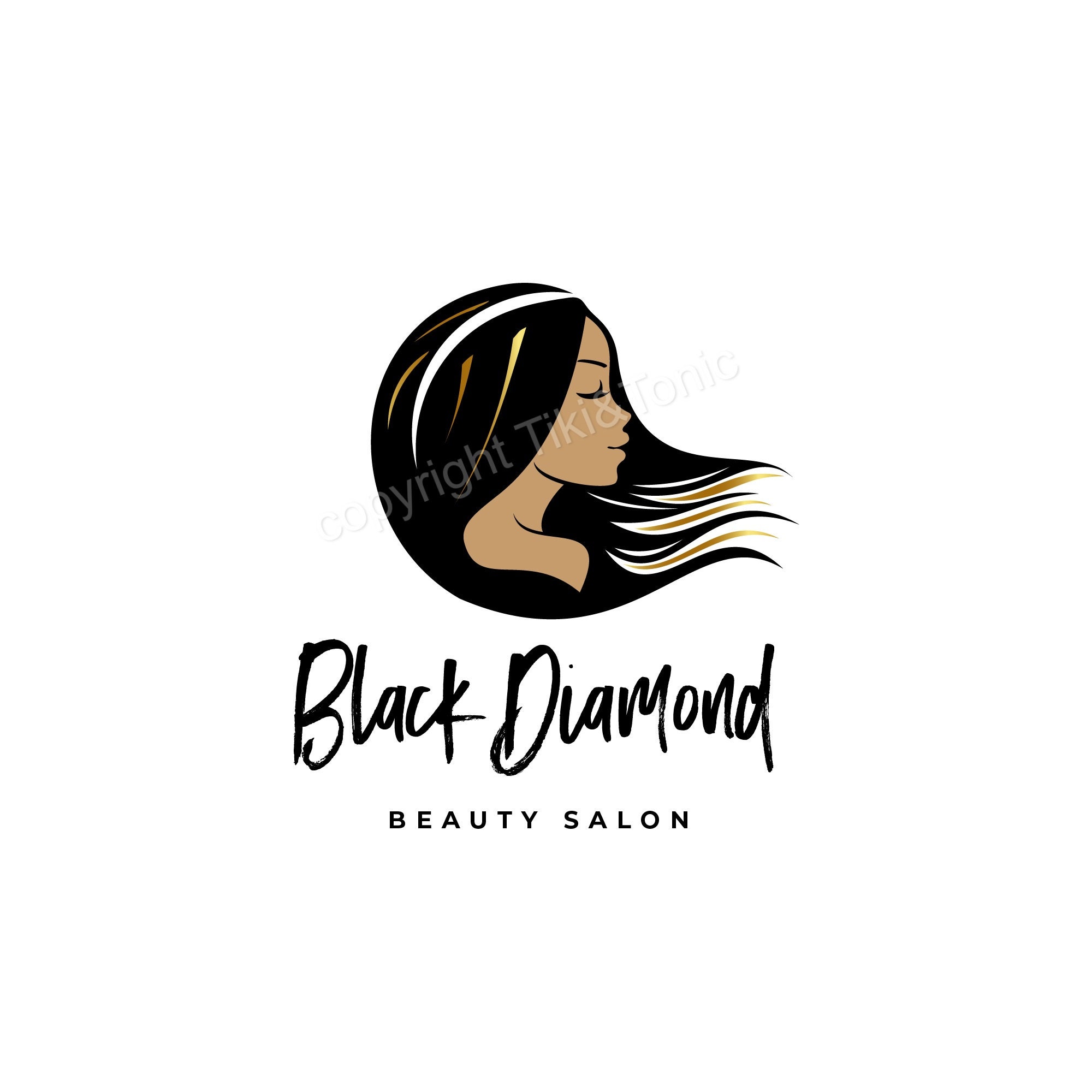Beauty Logo Design Premade Logo Design Hair Salon Logo Beauty - Etsy