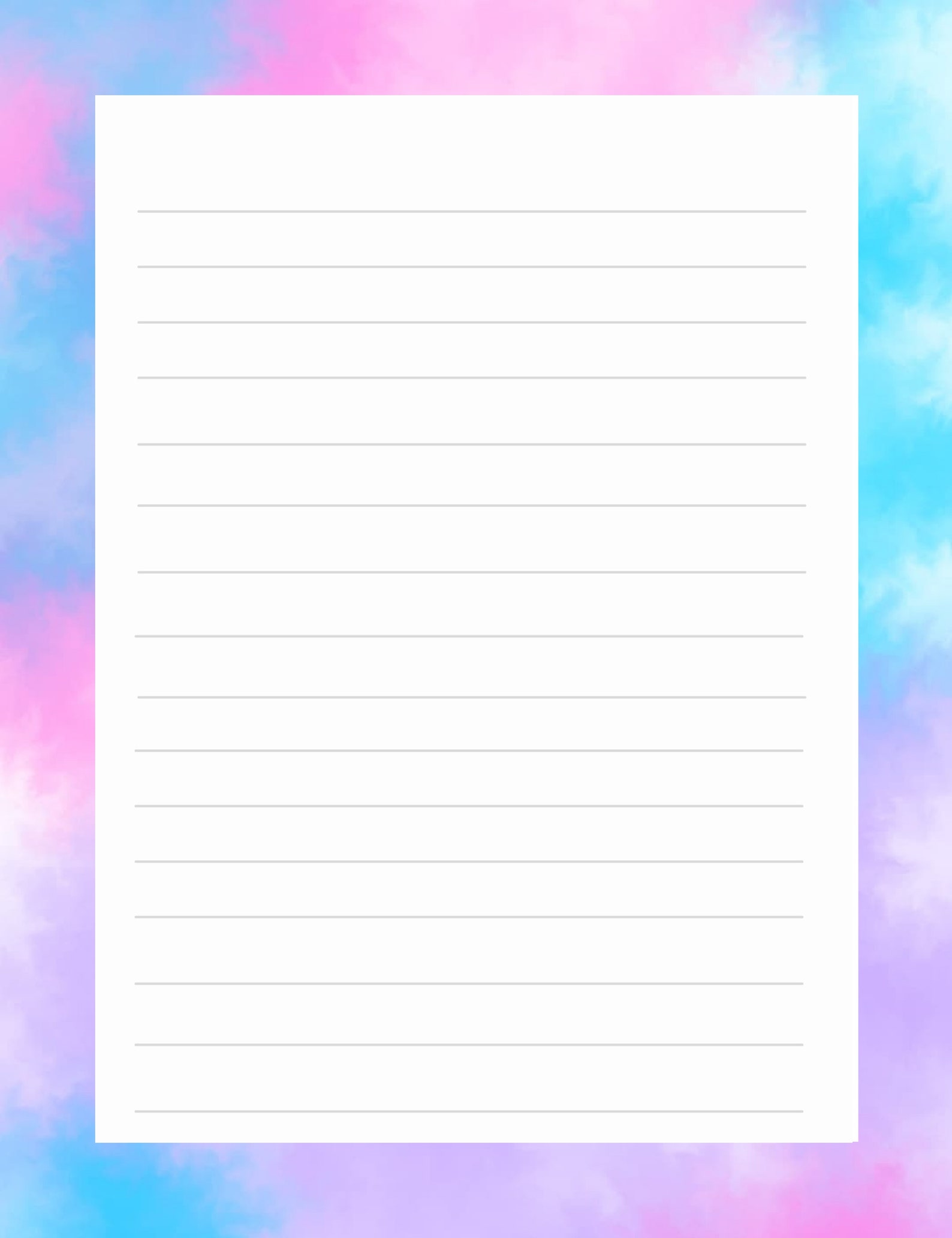 Cute Pastel Scrapbook Paper Printable 3 Different Etsy