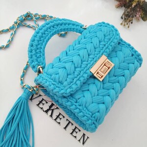 Handmade Crochet Bag, Elegant Knitted Bags,  Crochet HandBag, Shoulder Luxury Bag, Crochet hand woven Bag, Birthday gift bag, knit purse