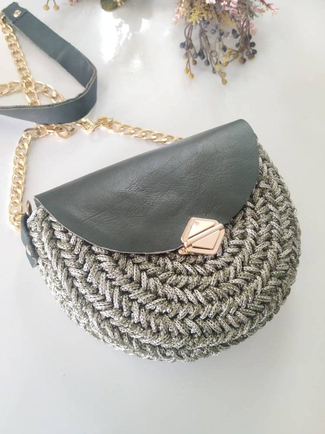 Crochet Bag With Leather, Crochet Handmade Bag, Designed Bag, Luxury Bag, Leather Tote Bag, Crochet Tote Bag, Shoulder Bag, Straw Bag - Etsy Crochet Bag With Leather, Crochet Handmade Bag, Designed Bag, Luxury Bag, Leather Tote Bag, Crochet Tote Bag, Shoulder Bag, Straw Bag - Etsy