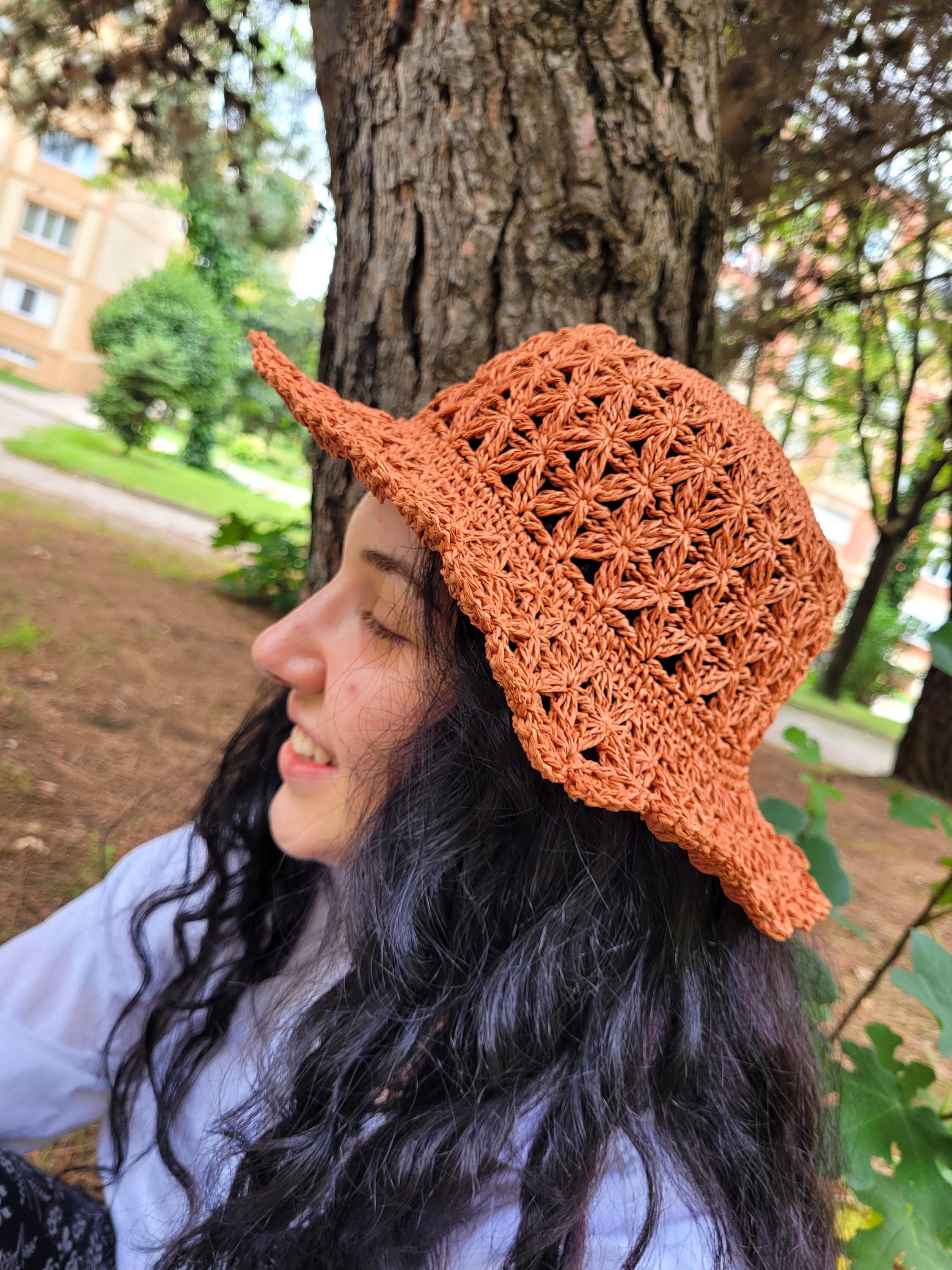 Chapeaux en crochet pour femmes, chapeau de soleil en paille tissé Chapeaux en crochet pour femmes, chapeau de soleil en paille tissé