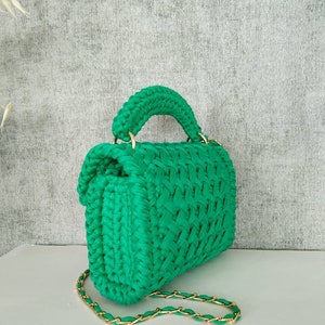 Handmade Bag Crochet Elegant Hand Knitted Purse Bag Shoulder - Etsy