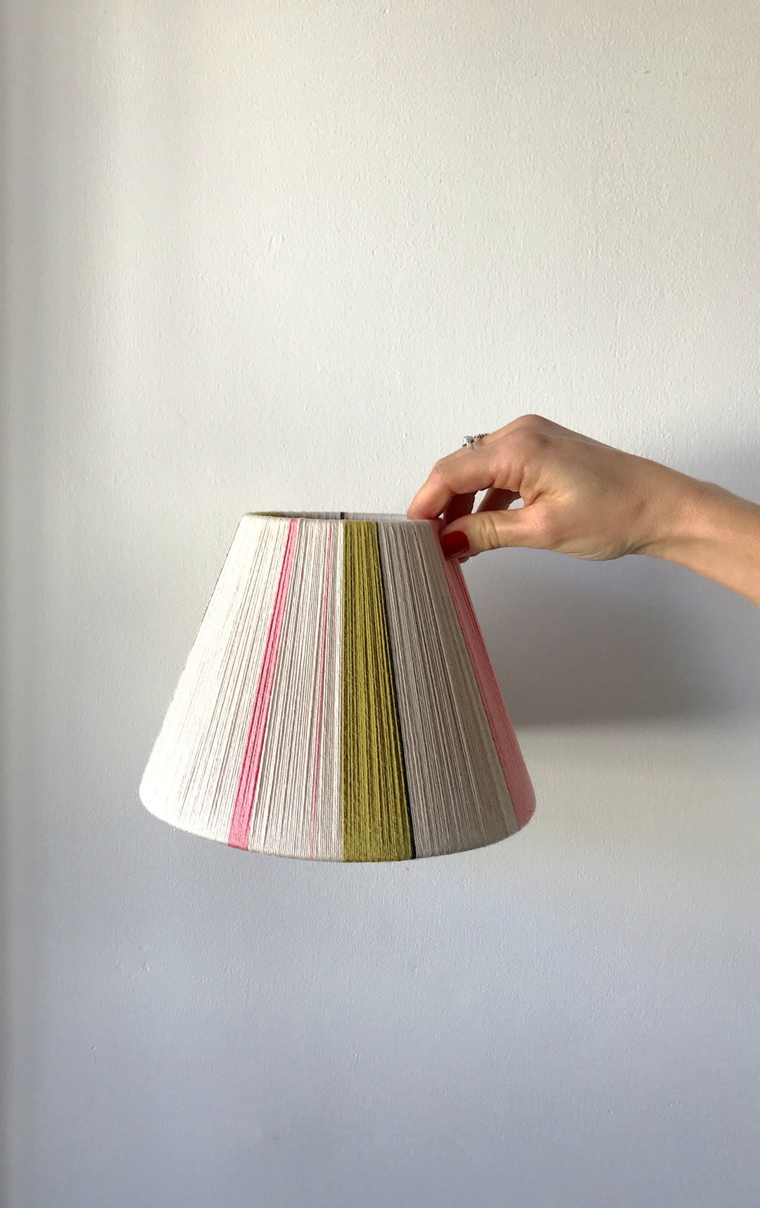 Diddy Empire 8 Lampshade , 100 Cotton Yarn Handwoven String Lampshade