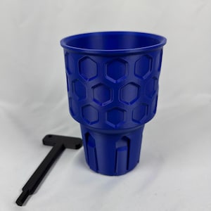 3D Printed Car Cup Holder Adapter Fits Yeti, Stanley, Owala, Nalgene, and Other Large Bottles