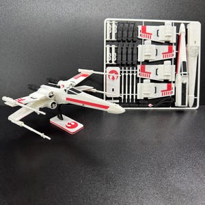 Star Wars X-Wing Model Kit Card with Display Stand | DIY Cut & Assemble Collectible