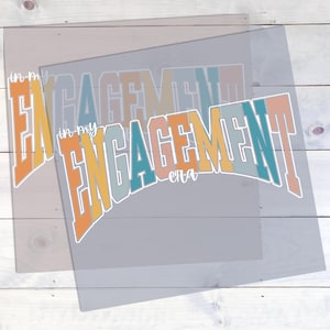 Swiftie Engagement Era DTF Transfer: Retro Album Design
