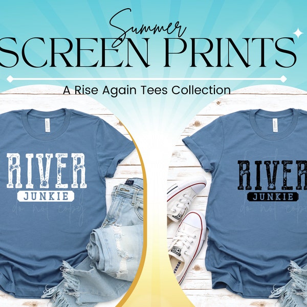 Summer Screen Print Transfers Ready for Press | Custom Heat Transfer Designs Ready to Press | Silk Plastisol Ink, No Sublimation or DTF