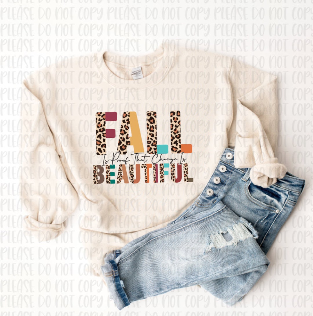 Hello Fall Screen Print Transfers Ready for Press Custom Heat Transfer ...