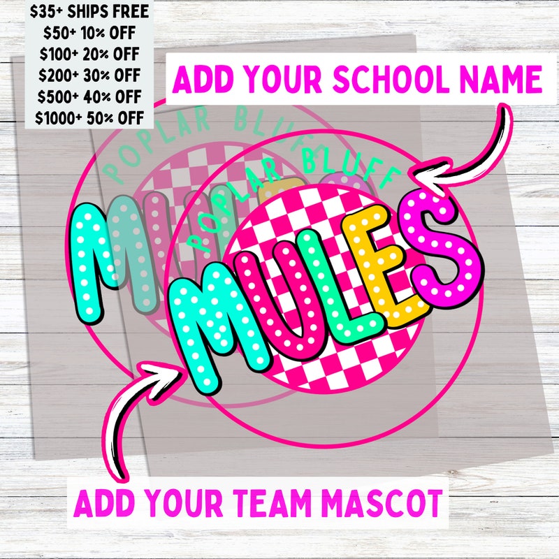 Sewing High School Mascot Etsy