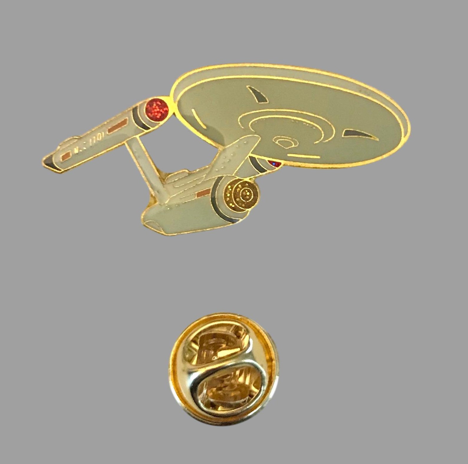 vintage star trek lapel pin