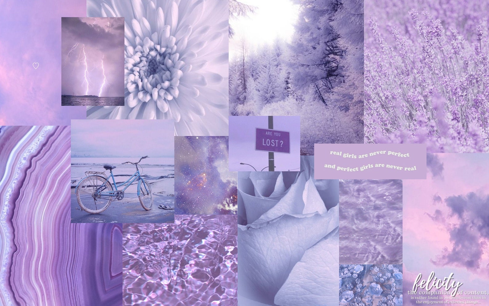 Desktop Wallpaper - PERFECT PURPLE - Etsy