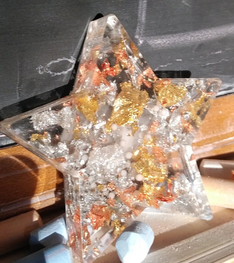 Resin star ornament