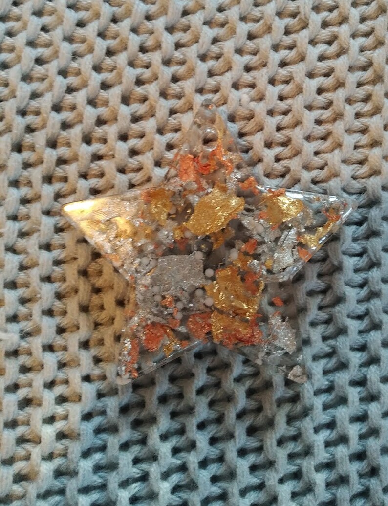 Resin star ornament