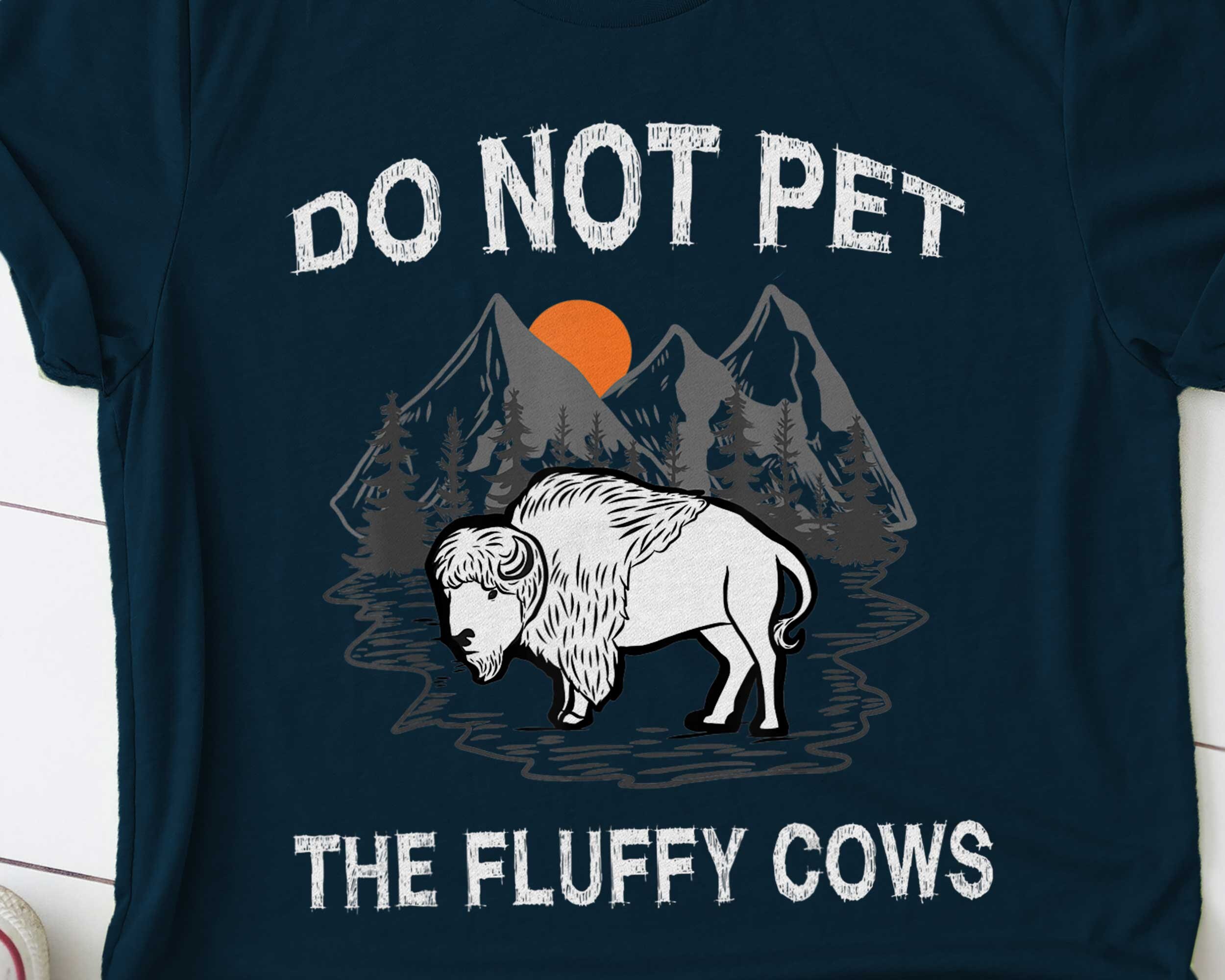 dont pet the fluffy cows shirt