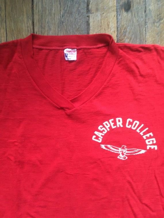 1950's Rare Vintage 50's Champion Casper College … - image 2