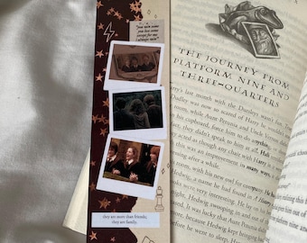 golden trio bookmarks (gryffindors)