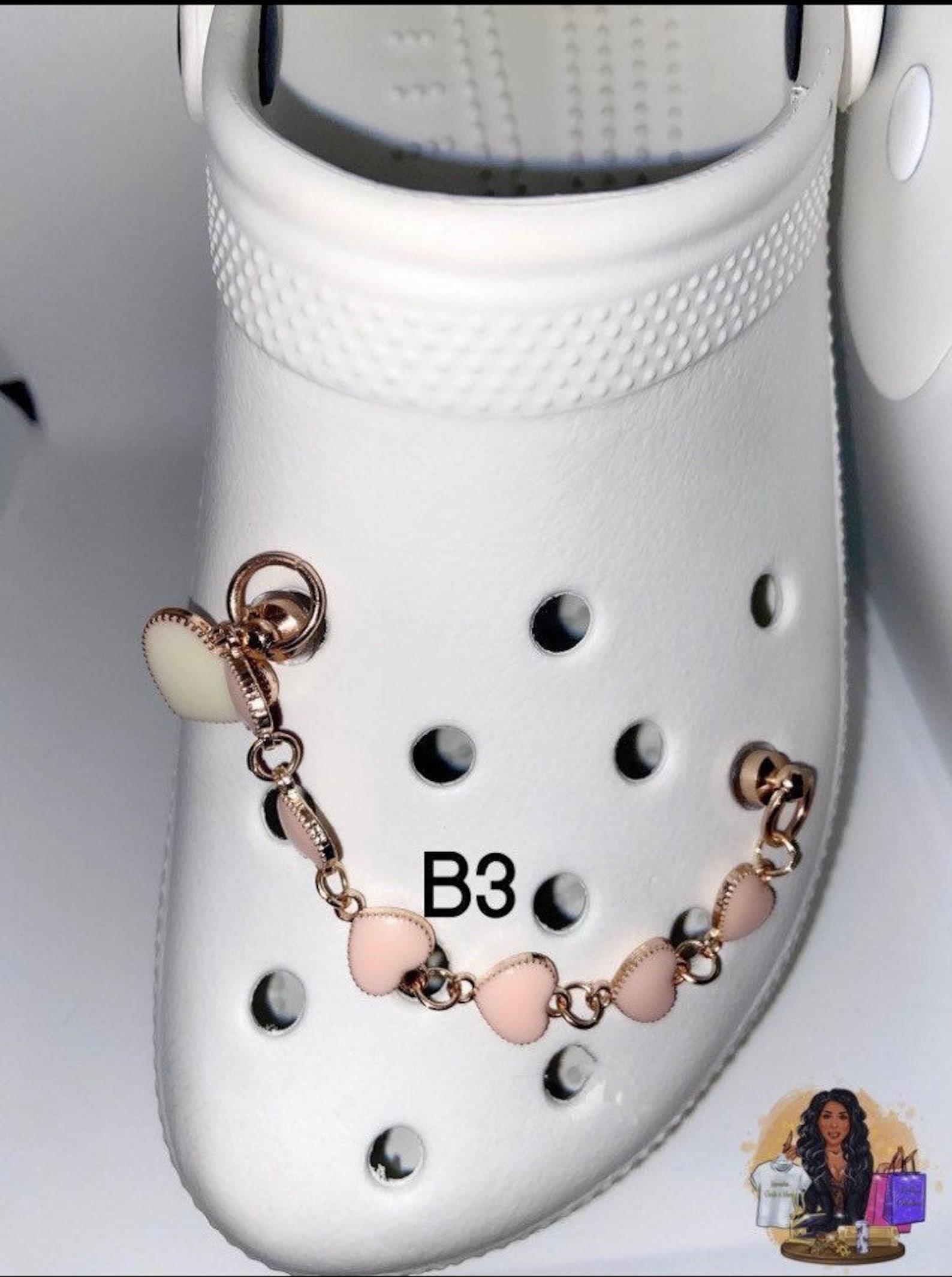 Inspired croc charms bling croc pins Etsy