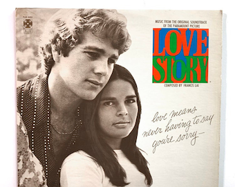 Love Story - Original Soundtrack - Vintage Vinyl Record 1970